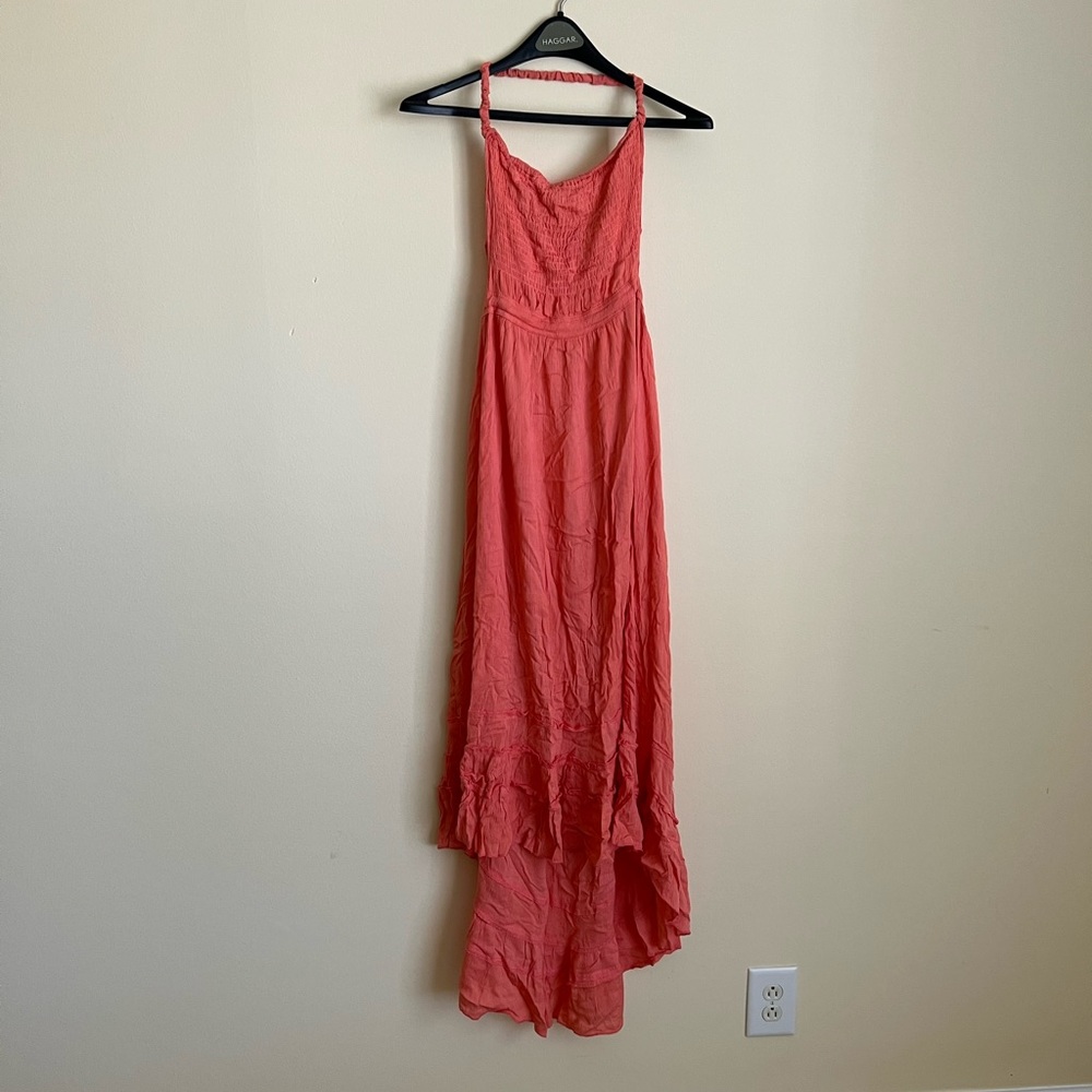 GUI Hua Jia coral summer dress • worn once • size medium